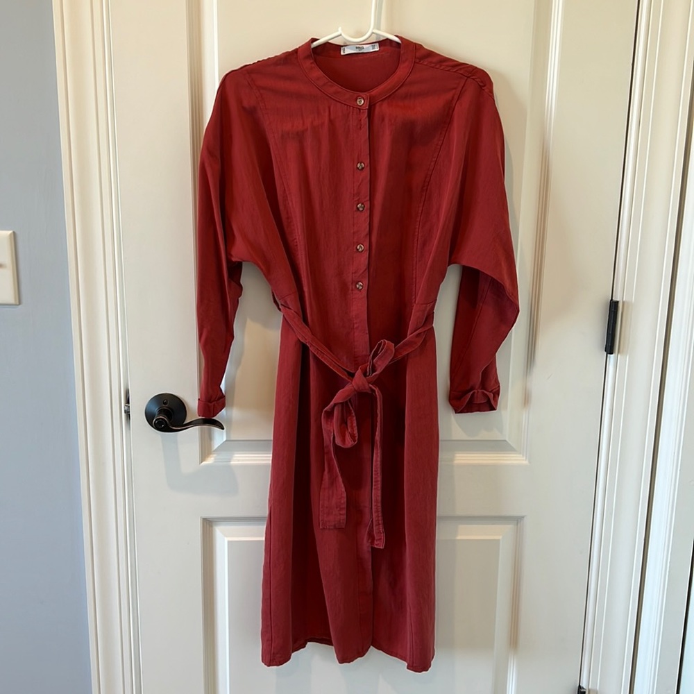 Mango red dress